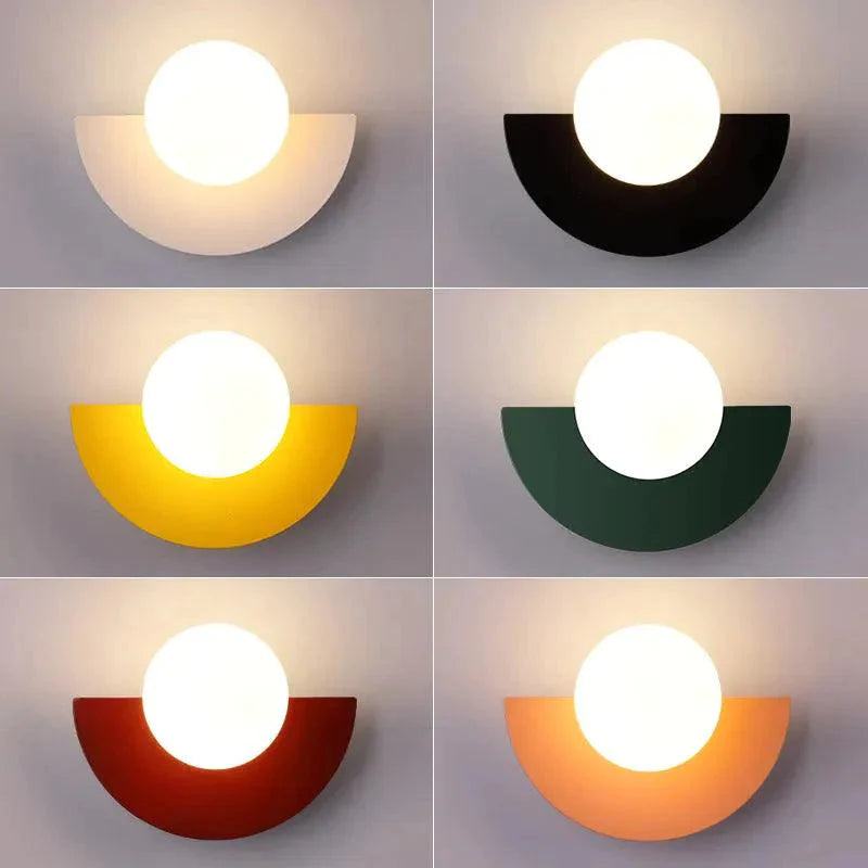 Applique Murale : Verre Transparent Plaqué de Couleur Luminaire IL582903-ILLUMEEN.COM
