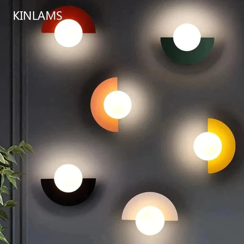 Applique Murale : Verre Transparent Plaqué de Couleur Luminaire IL582903-ILLUMEEN.COM