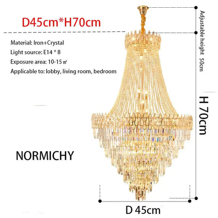 Élégance Lumineuse en Cristal Nordique - Luminaire IL582134-ILLUMEEN.COM