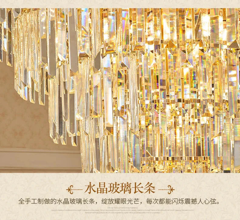 Élégance Lumineuse en Cristal Nordique - Luminaire IL582134-ILLUMEEN.COM
