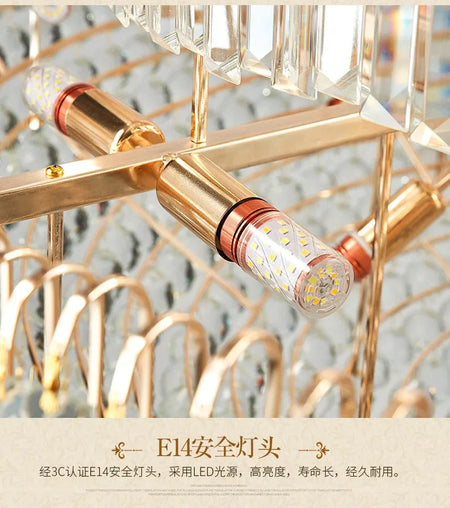 Élégance Lumineuse en Cristal Nordique - Luminaire IL582134-ILLUMEEN.COM