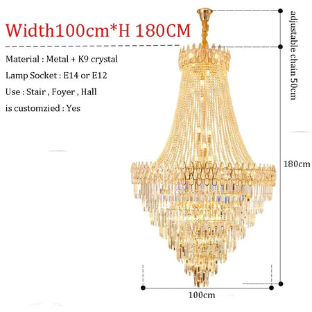 Élégance Lumineuse en Cristal Nordique - Luminaire IL582134-ILLUMEEN.COM