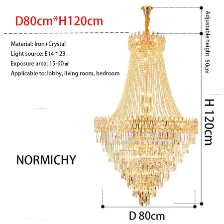 Élégance Lumineuse en Cristal Nordique - Luminaire IL582134-ILLUMEEN.COM