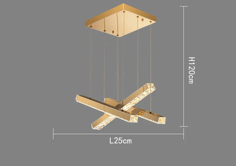 Luminaire Suspension finition brillante argentée – Référence : Olympe4263-ILLUMEEN.COM