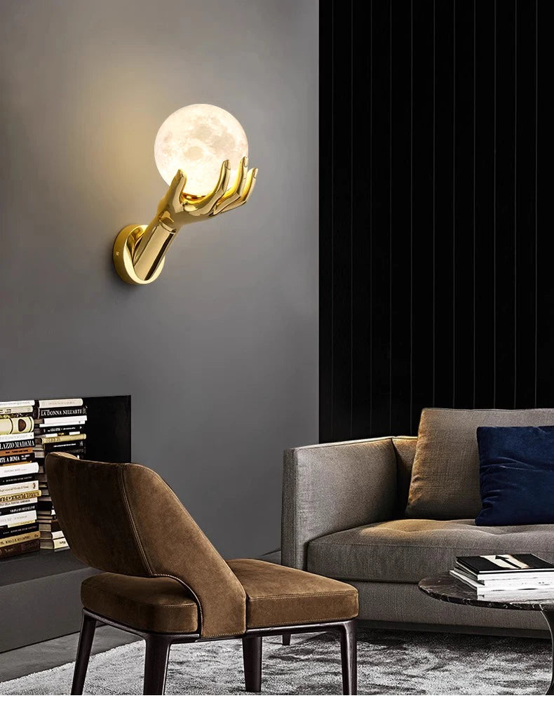 Luminaire Applique Murale dorée - Référence: Mira1045-ILLUMEEN.COM