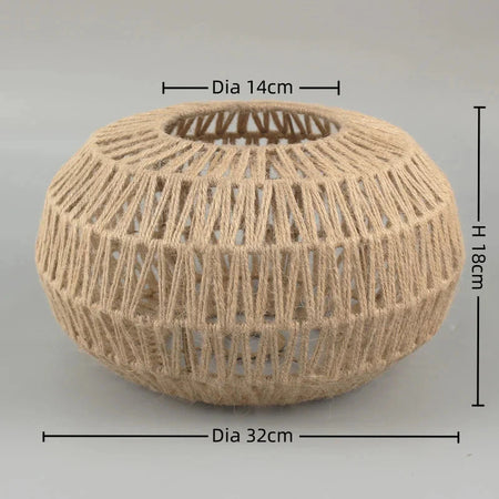 Luminaire Abat-Jour tissé à la main – Référence : Alaric-ILLUMEEN.COM