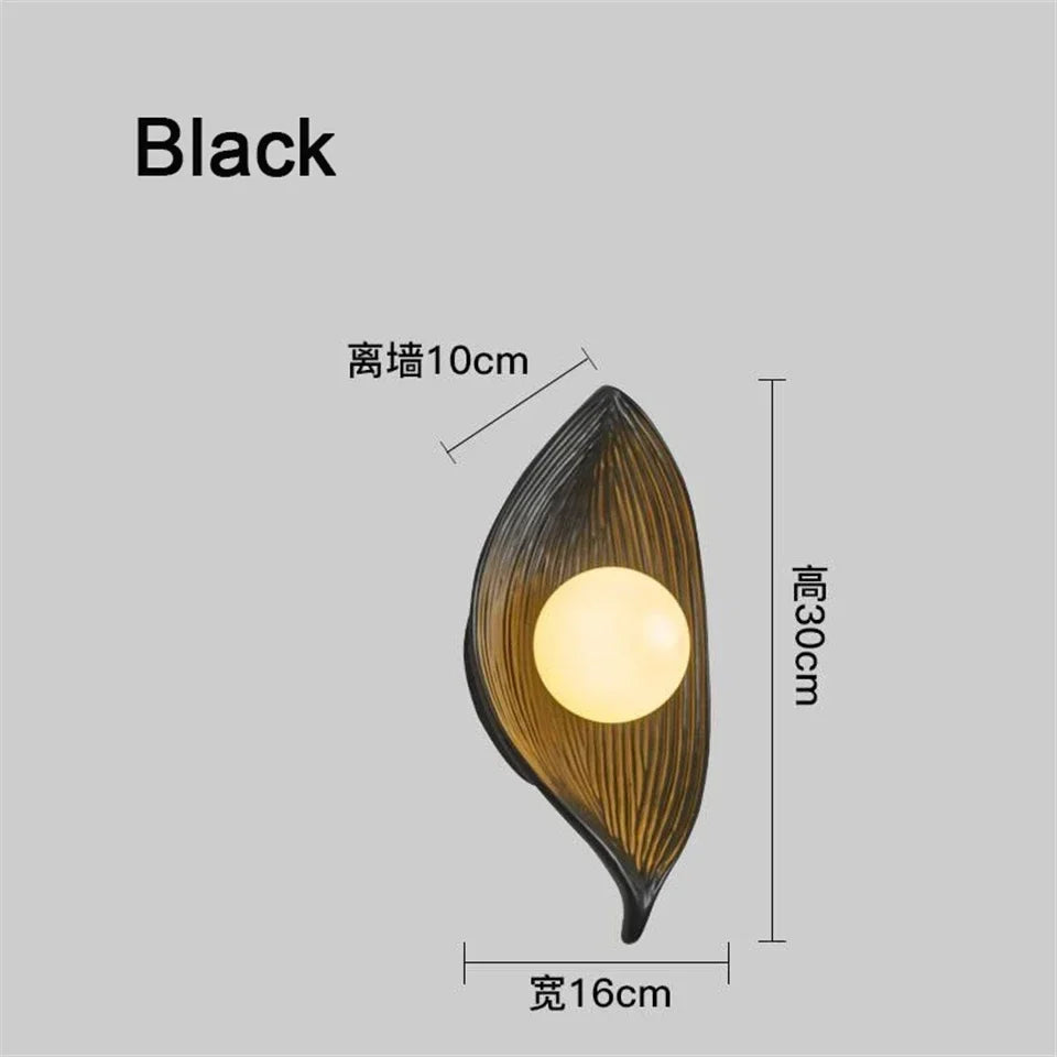 Luminaire Applique Murale Feuille Zen – Référence: Iris1045-ILLUMEEN.COM