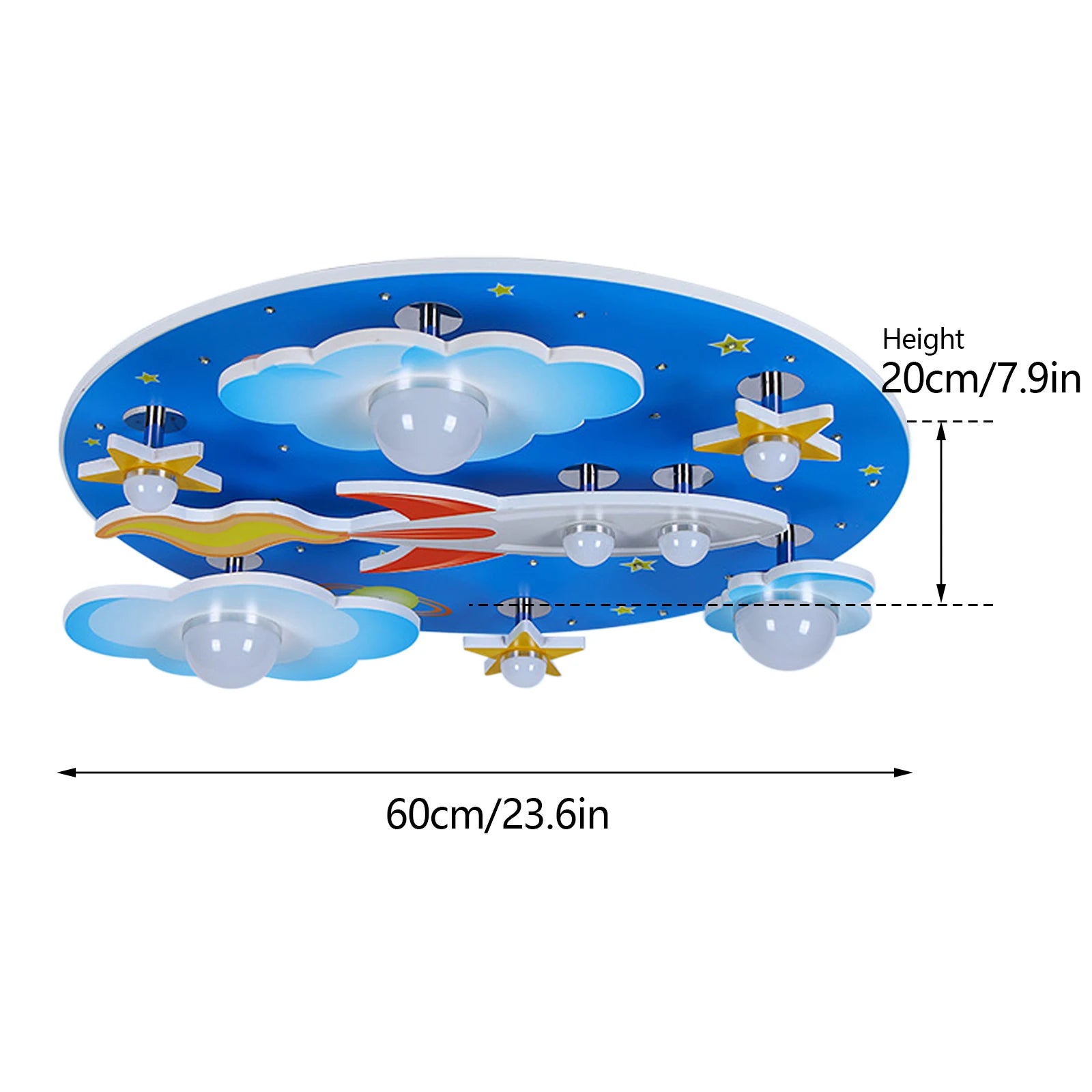 Luminaire Enfant Étoiles Cosmiques – Référence: Aurore4927-ILLUMEEN.COM