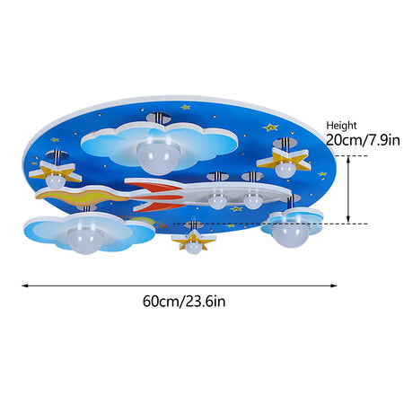 Luminaire Enfant Étoiles Cosmiques – Référence: Aurore4927-ILLUMEEN.COM