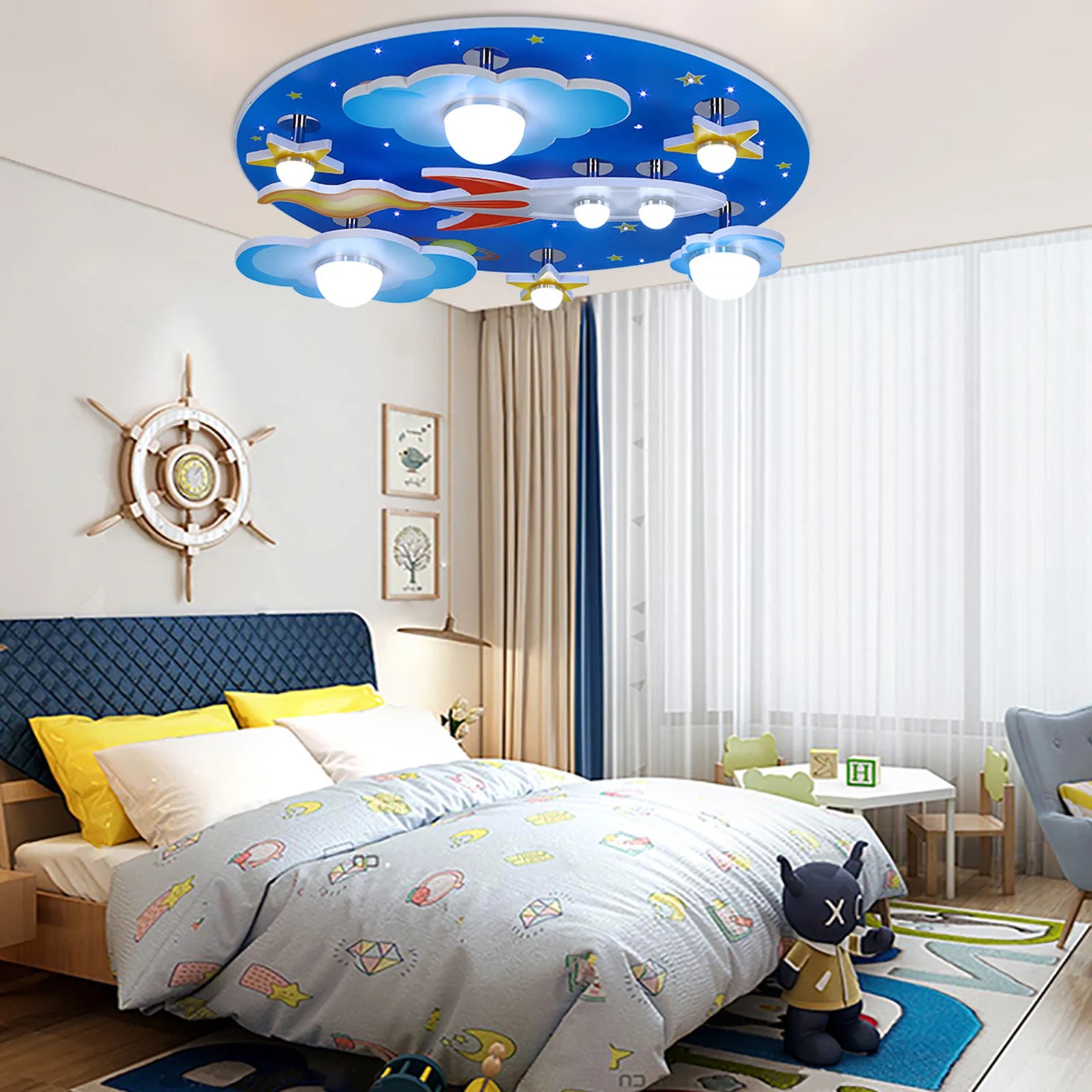 Luminaire Enfant Étoiles Cosmiques – Référence: Aurore4927-ILLUMEEN.COM