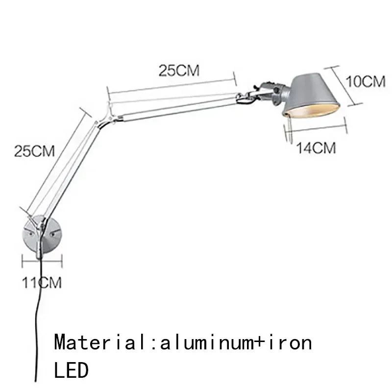 Luminaire Applique Murale arquée - Référence: Nola1045-ILLUMEEN.COM