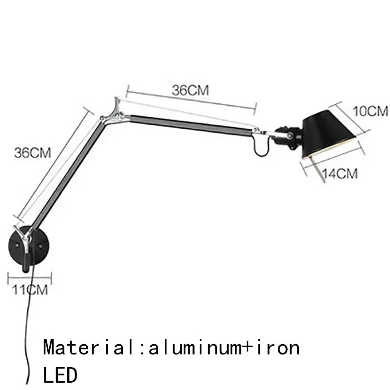 Luminaire Applique Murale arquée - Référence: Nola1045-ILLUMEEN.COM