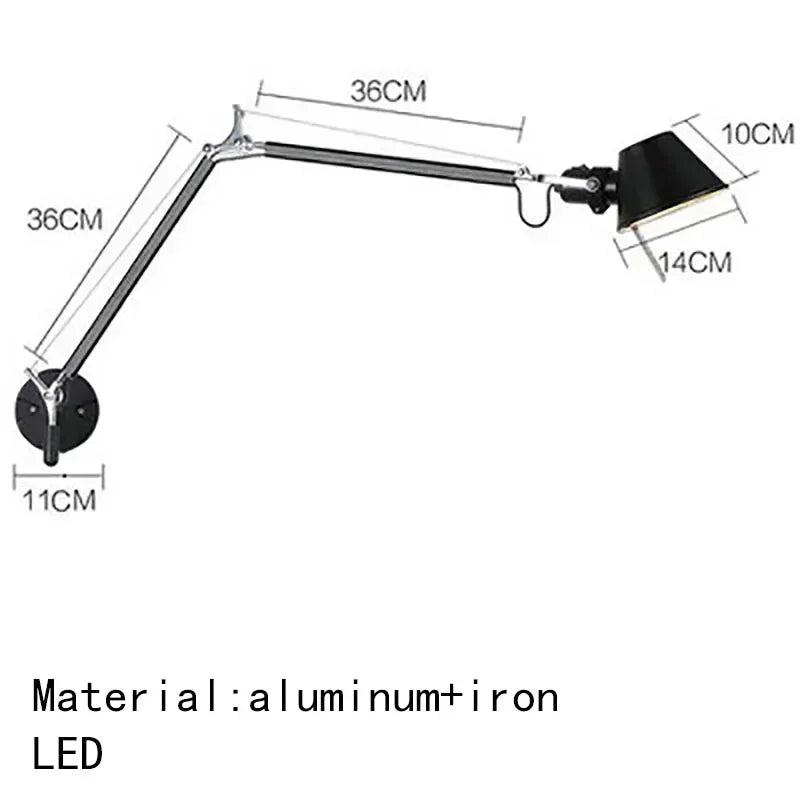 Luminaire Applique Murale arquée - Référence: Nola1045-ILLUMEEN.COM