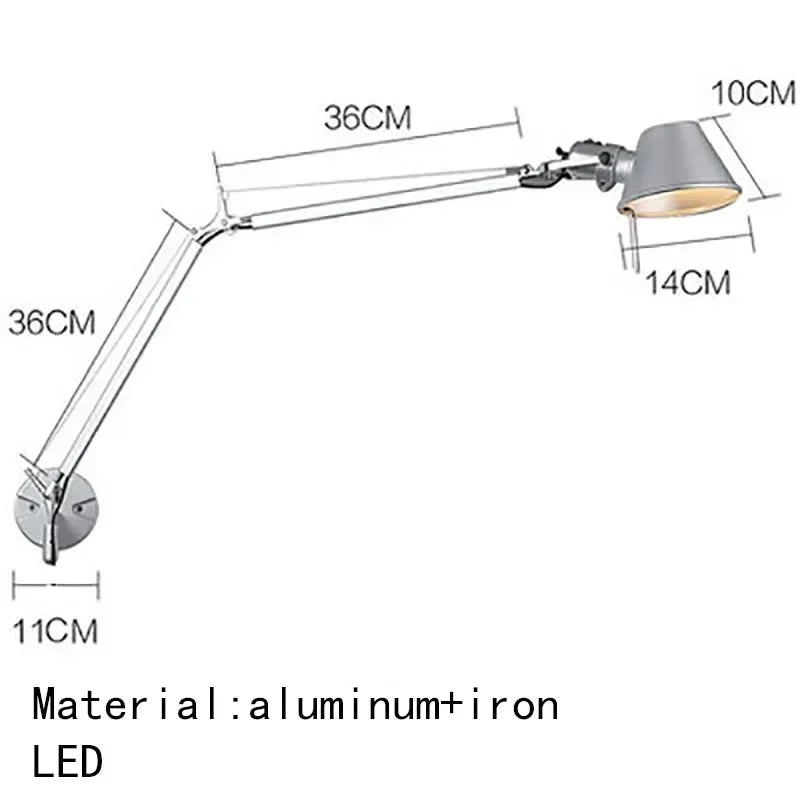 Luminaire Applique Murale arquée - Référence: Nola1045-ILLUMEEN.COM
