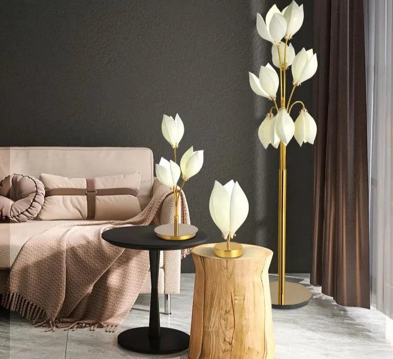 Lampadaire Design Élégant en Métal et Céramique - Luminaire Chic IL729384-ILLUMEEN.COM