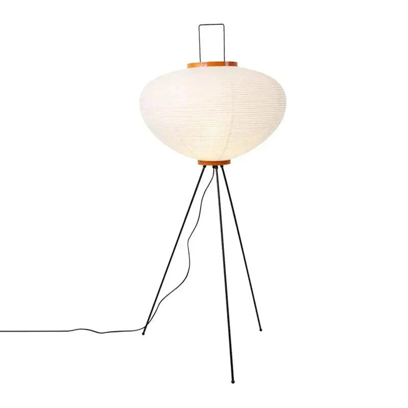 Lampadaire Wabi Sabi en métal et papier de riz – Éclairage design artisanal Luminaire IL583721-ILLUMEEN.COM