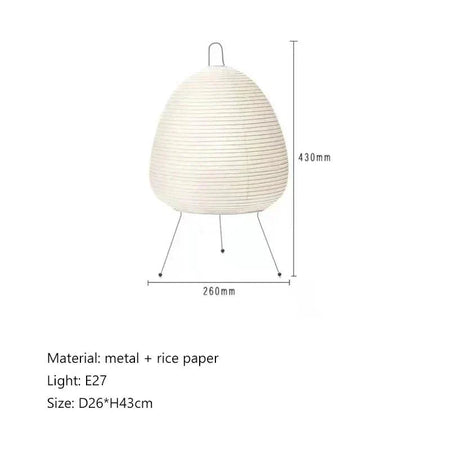 Lampadaire Wabi Sabi en métal et papier de riz – Éclairage design artisanal Luminaire IL583721-ILLUMEEN.COM