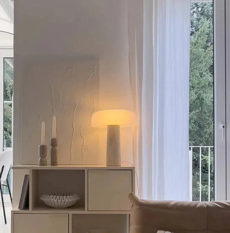 Lampe de Bureau En Marbre Nordique Moderne Luminaire IL573209-ILLUMEEN.COM