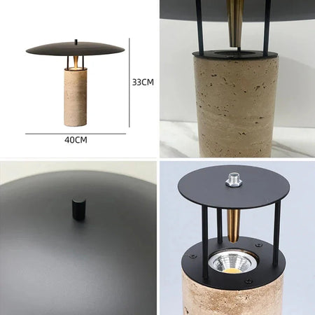 Lampe de Bureau En Marbre Nordique Moderne Luminaire IL573209-ILLUMEEN.COM