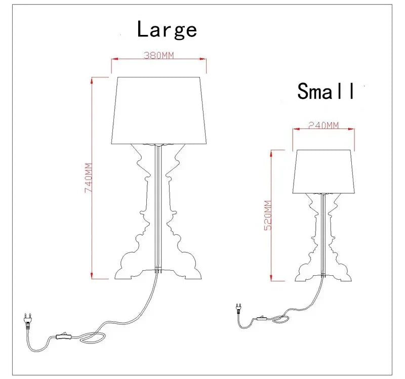 Lampe de Bureau LED en Acrylique Transparent Luminaire IL538926-ILLUMEEN.COM
