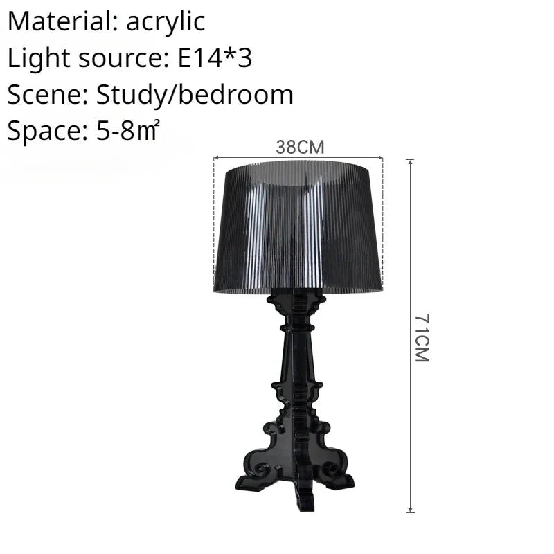 Lampe de Bureau LED en Acrylique Transparent Luminaire IL538926-ILLUMEEN.COM