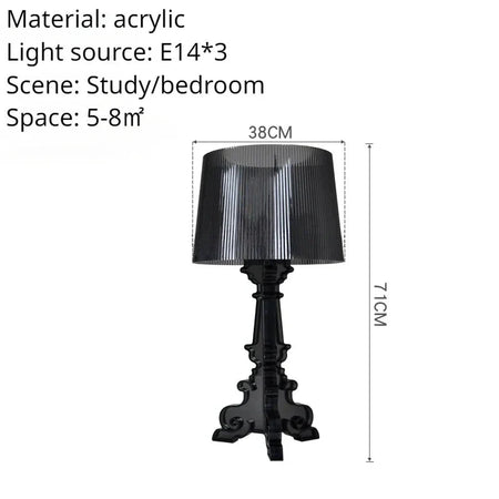 Lampe de Bureau LED en Acrylique Transparent Luminaire IL538926-ILLUMEEN.COM