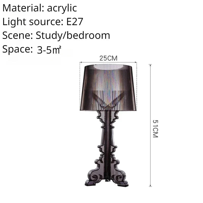 Lampe de Bureau LED en Acrylique Transparent Luminaire IL538926-ILLUMEEN.COM