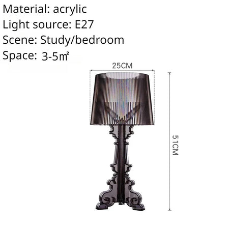 Lampe de Bureau LED en Acrylique Transparent Luminaire IL538926-ILLUMEEN.COM