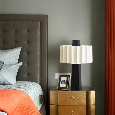 Lampe de Chevet Scandinave Minimaliste Noire et Blanche IL527319-ILLUMEEN.COM