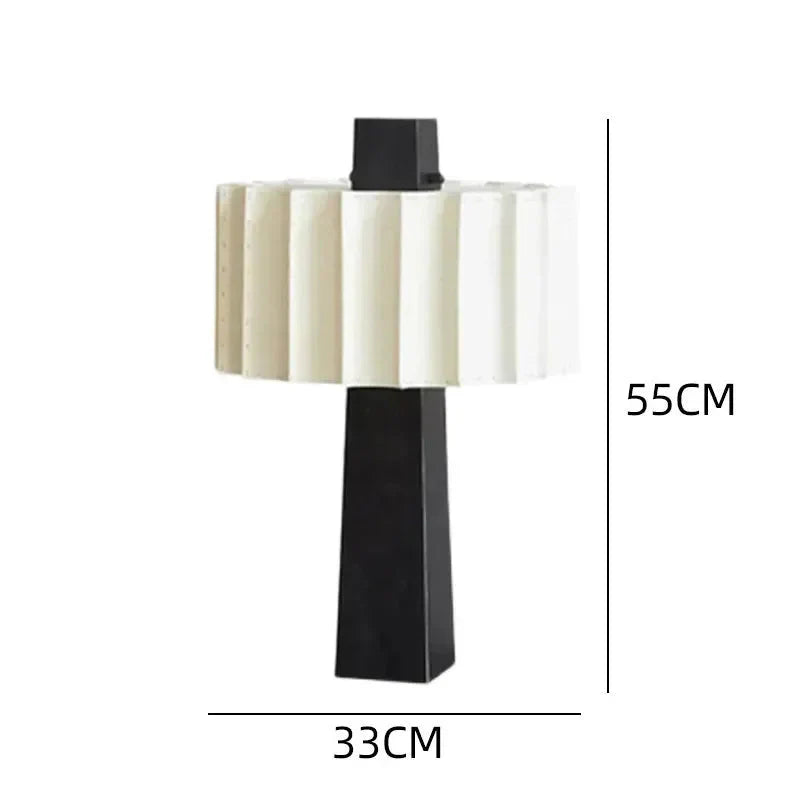 Lampe de Chevet Scandinave Minimaliste Noire et Blanche IL527319-ILLUMEEN.COM