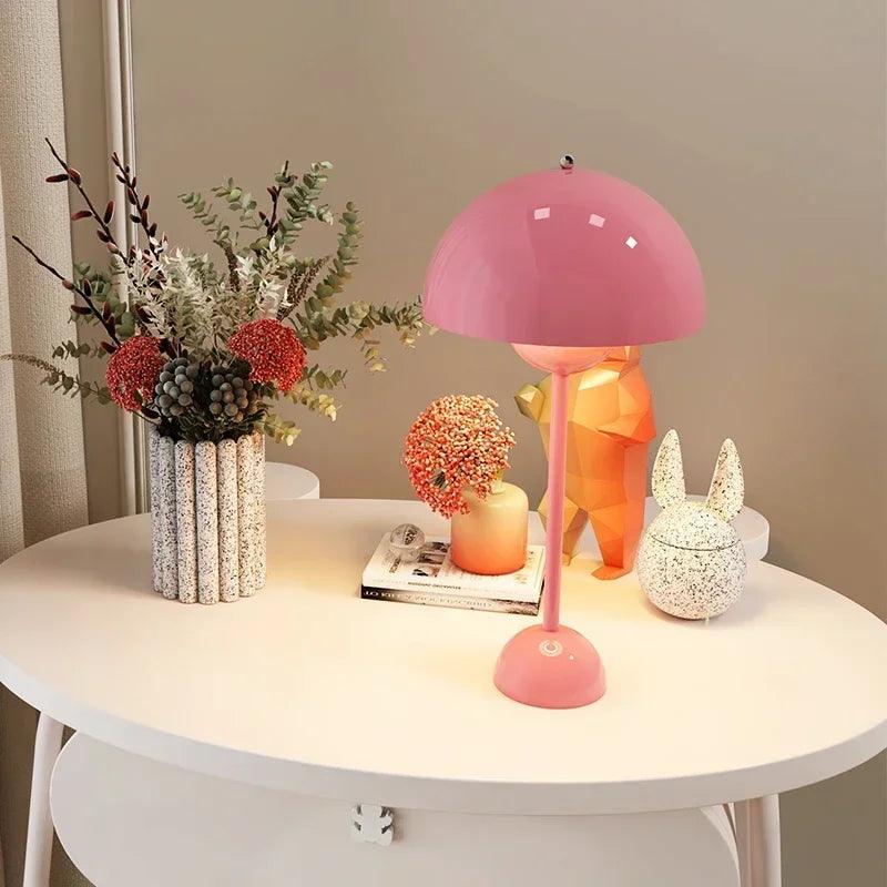 Lampe de Table Champignon LED Rechargeable - Luminaire IL839274-ILLUMEEN.COM