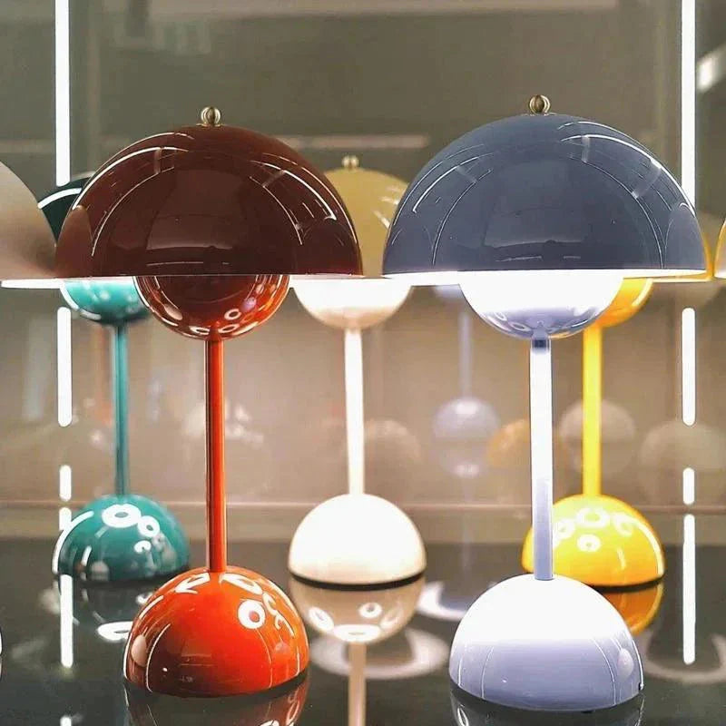 Lampe de Table Champignon LED Rechargeable - Luminaire IL839274-ILLUMEEN.COM