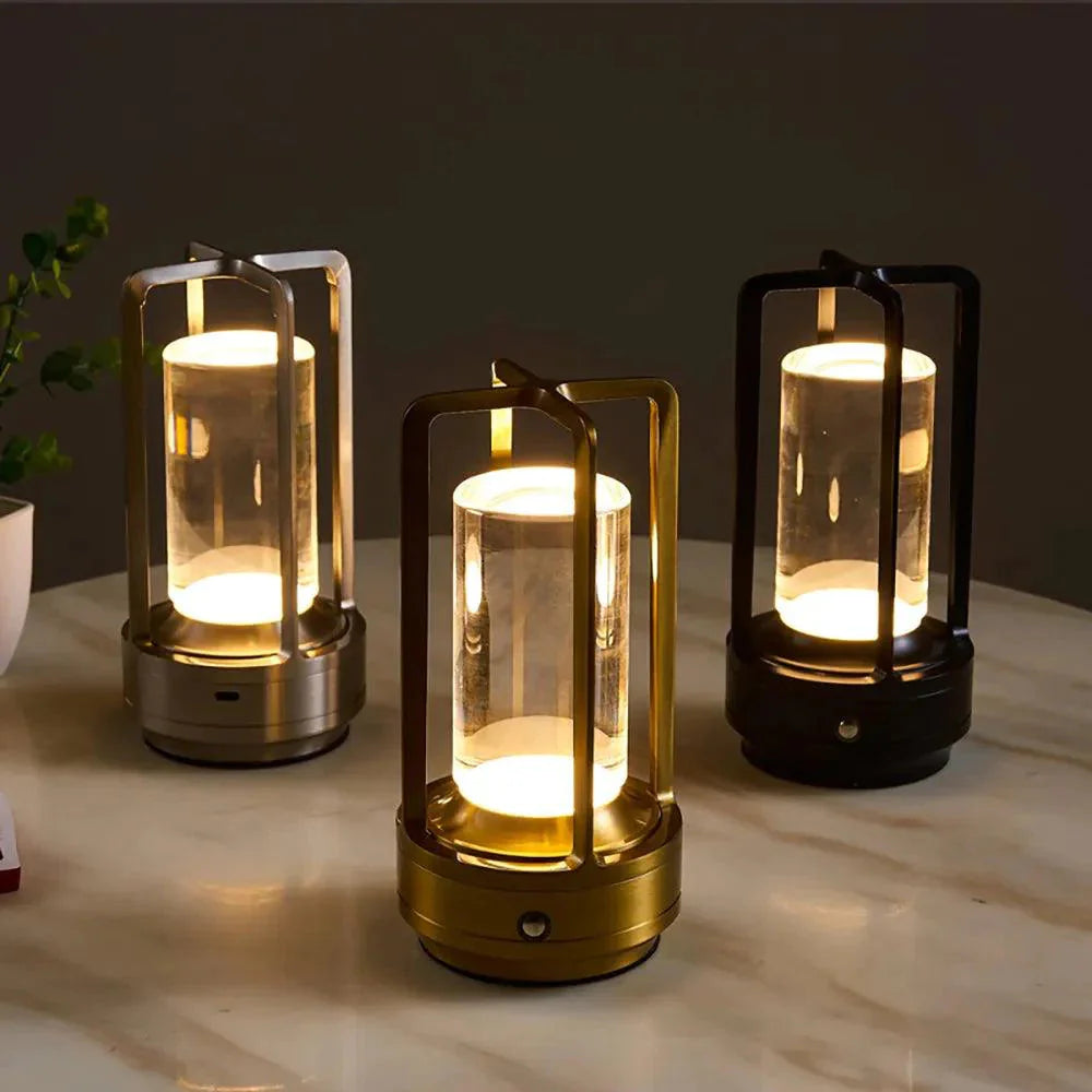Lampe de Table Élégante à Luminosité Réglable et Rechargeable IL482307-ILLUMEEN.COM