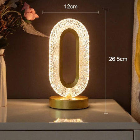 Lampe de Table Élégante avec Éclairage Personnalisable et Corps Doré IL582731-ILLUMEEN.COM