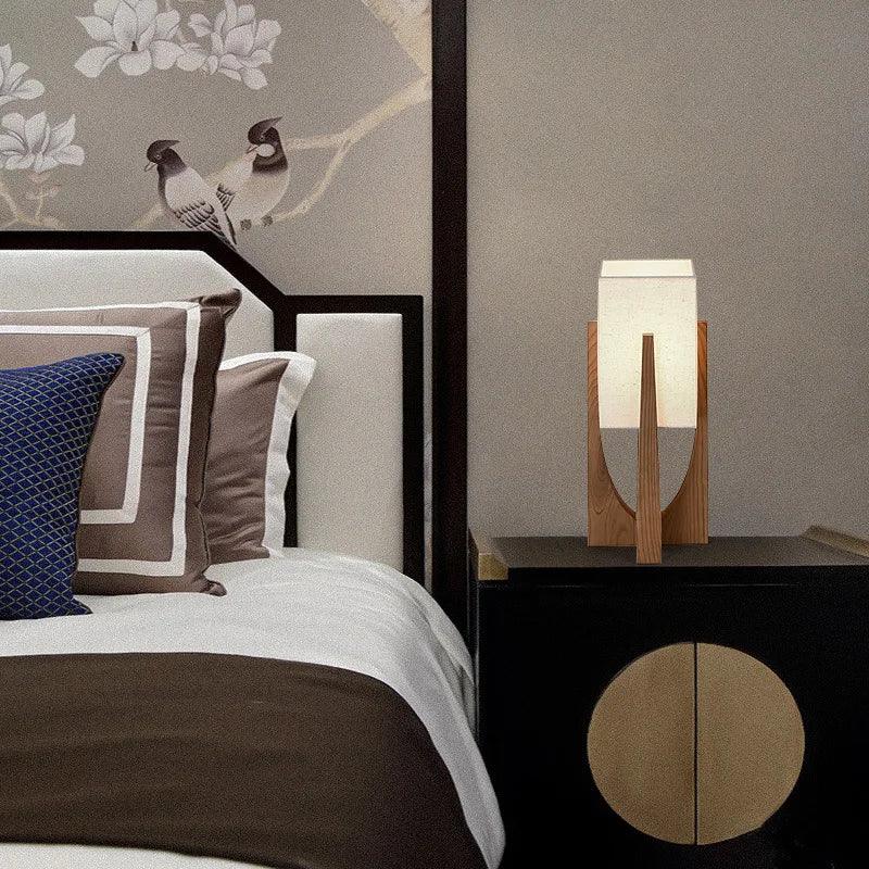 Lampe de Table en Bois Massif au Design Nordique - Luminaire IL937284-ILLUMEEN.COM