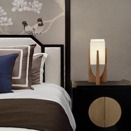 Lampe de Table en Bois Massif au Design Nordique - Luminaire IL937284-ILLUMEEN.COM