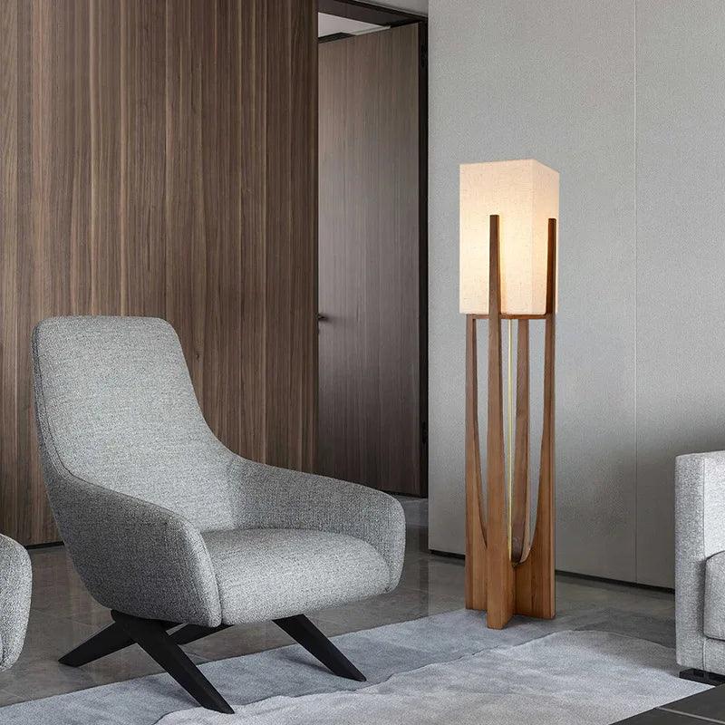 Lampe de Table en Bois Massif au Design Nordique - Luminaire IL937284-ILLUMEEN.COM