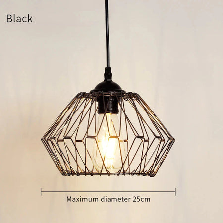 Luminaire Abat-Jour Suspendu En Fer Forgé Vintage IL583927-ILLUMEEN.COM