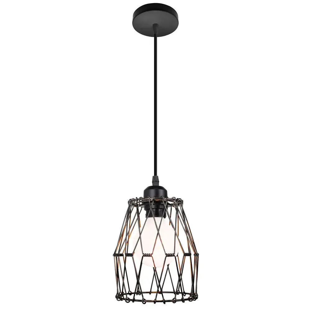 Luminaire Abat-Jour Suspendu En Fer Forgé Vintage IL583927-ILLUMEEN.COM