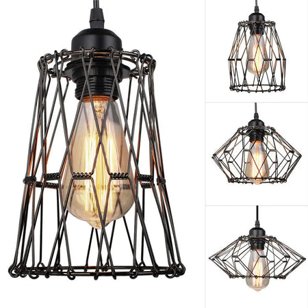Luminaire Abat-Jour Suspendu En Fer Forgé Vintage IL583927-ILLUMEEN.COM