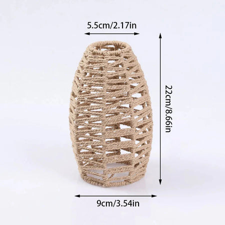 Luminaire Abat-jour Vintage en Rotin Simulé Élégant IL592837-ILLUMEEN.COM