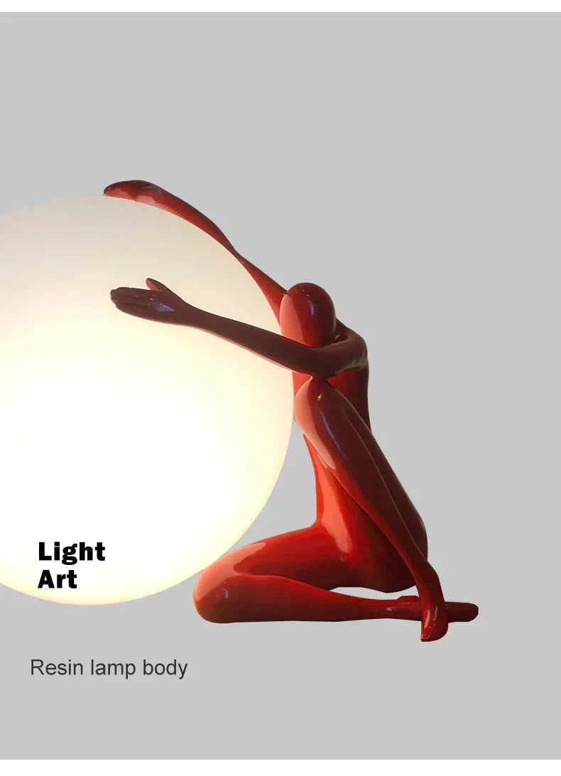 Luminaire Art Déco En Verre Givré Portrait Rétro IL582734-ILLUMEEN.COM