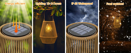 Luminaire Artisanale Élégante en Rotin - IL582349-ILLUMEEN.COM