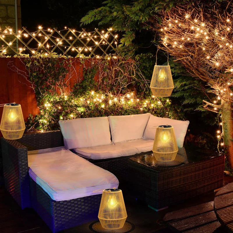 Luminaire Artisanale Élégante en Rotin - IL582349-ILLUMEEN.COM