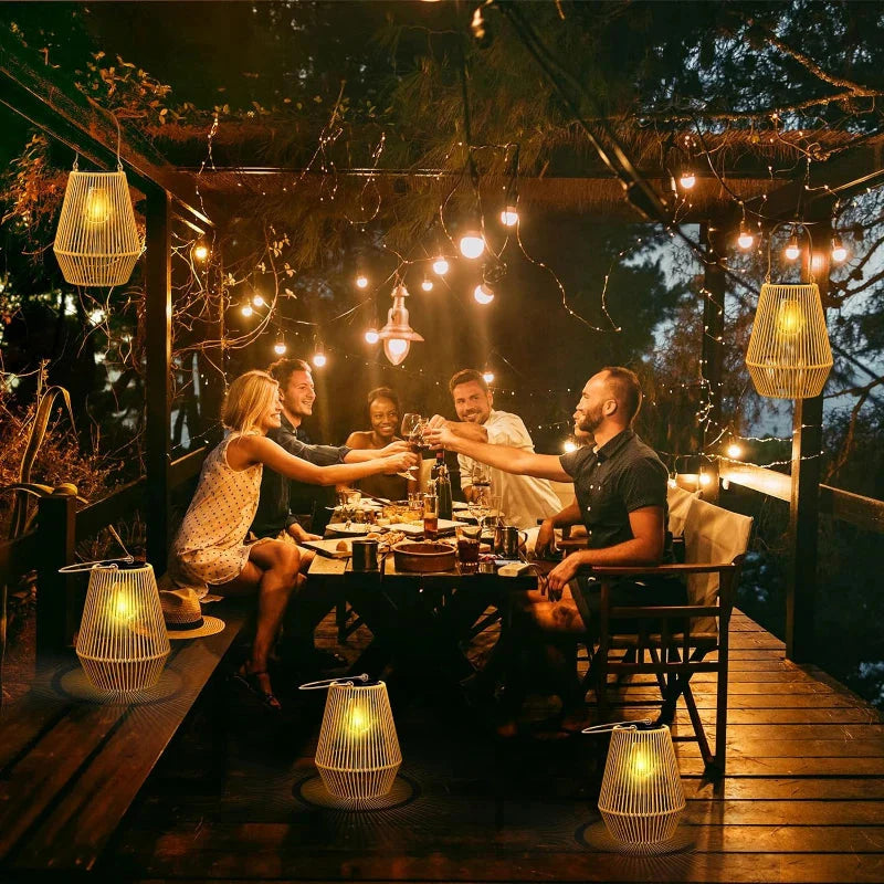 Luminaire Artisanale Élégante en Rotin - IL582349-ILLUMEEN.COM