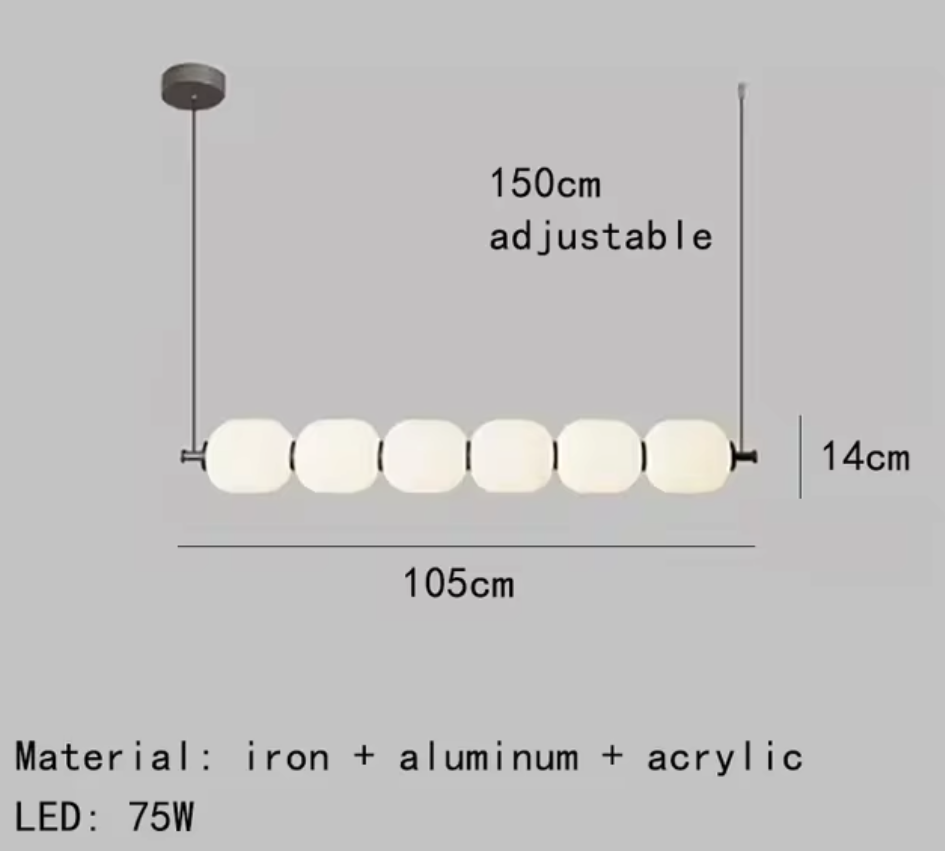 Luminaire Chic Élégant avec Six Globes Lumineux IL582743-ILLUMEEN.COM