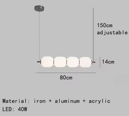 Luminaire Chic Élégant avec Six Globes Lumineux IL582743-ILLUMEEN.COM