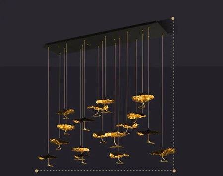 Luminaire Chic en Cristal LED à Anneaux IL947362-ILLUMEEN.COM