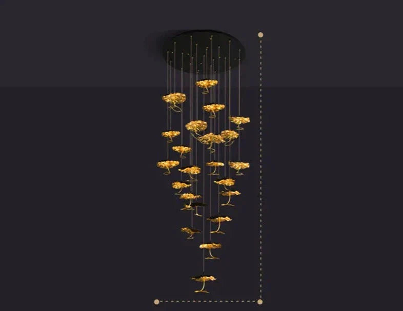 Luminaire Chic en Cristal LED à Anneaux IL947362-ILLUMEEN.COM