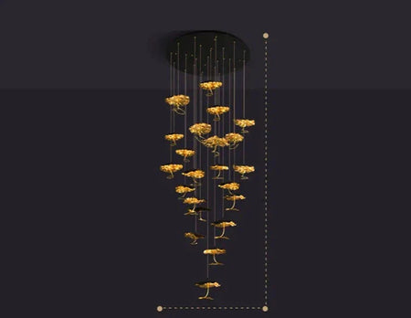 Luminaire Chic en Cristal LED à Anneaux IL947362-ILLUMEEN.COM